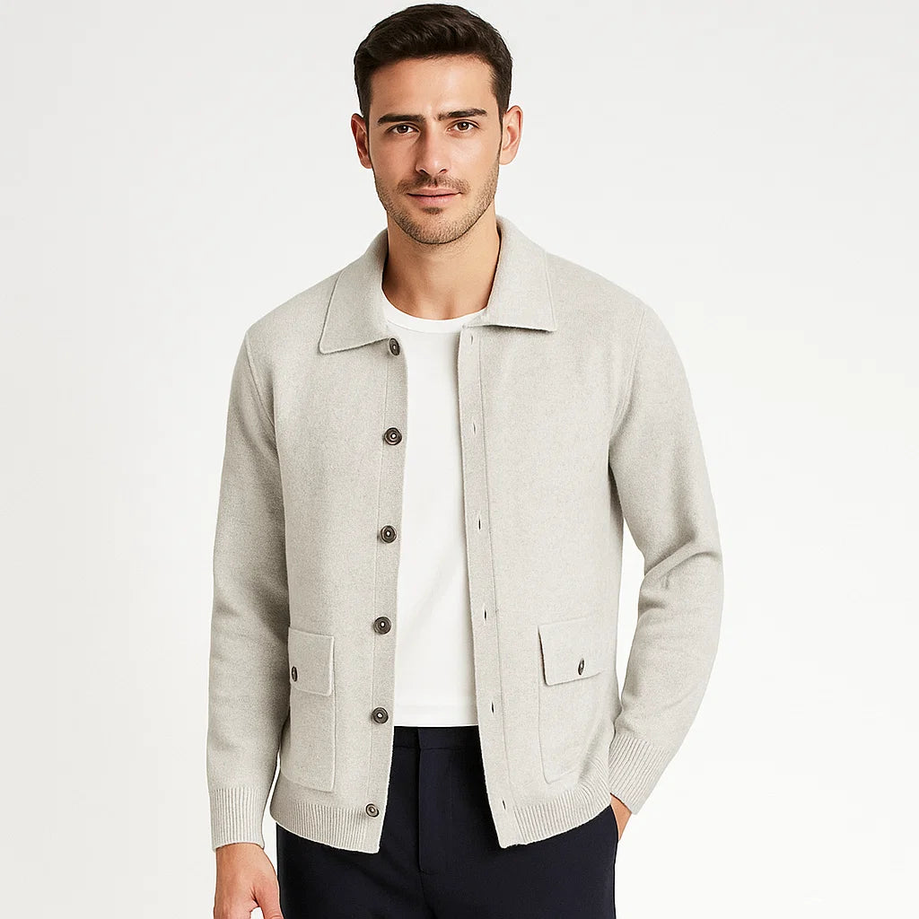 Men_Cardigan_Jacket_White_Knit_Relaxed_Patch_Pockets_Arc&Loom