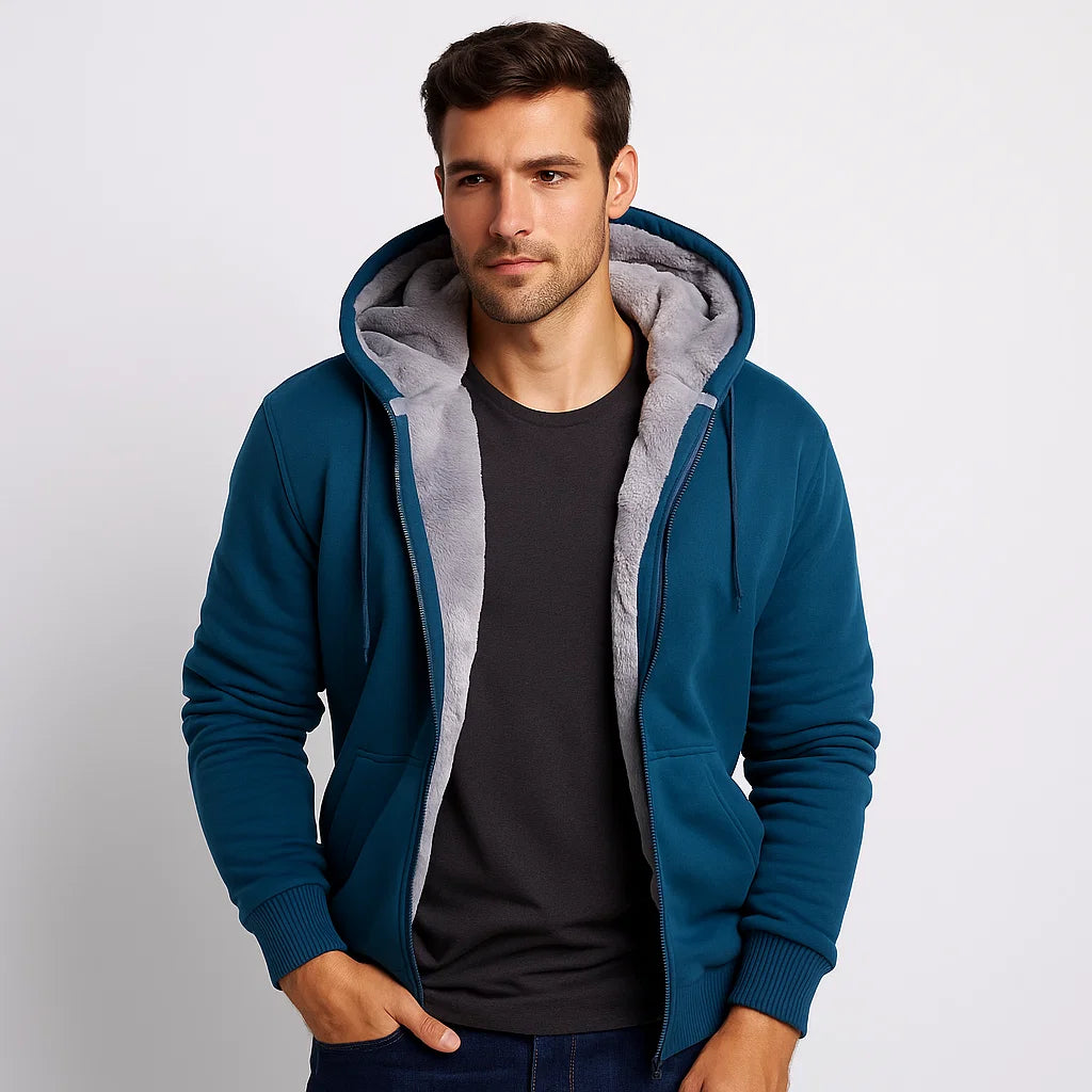 Men_Sherpa_Lined_Thermal_Hoodie_Blue_Fleece_Winter_Warm_Arc&Loom