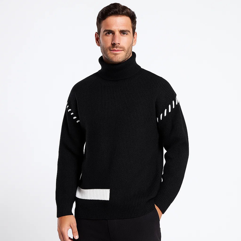 Men_Soft_Knit_Sweater_Black_Turtleneck_Casual_Fit_Arc&Loom