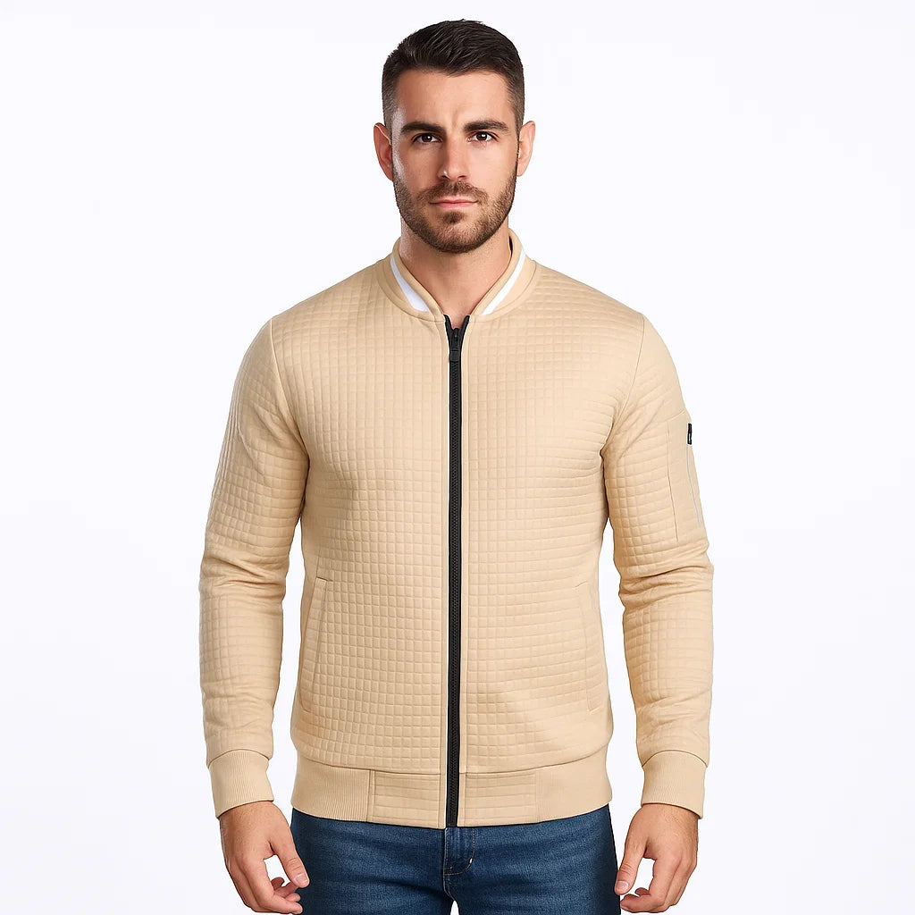 Men_Quilted_Sweatshirt_Beige_Zip_Front_Casual_Fit_Arc&Loom