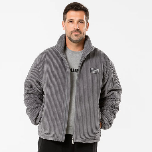Men_Padded_Corduroy_Jacket_Gray_Relaxed_Fit_Winter_Style_Arc&Loom