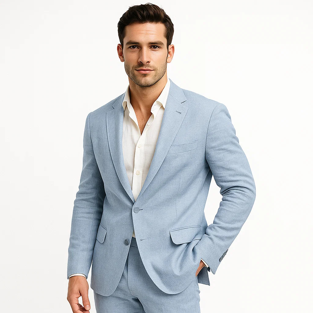 Men_Linen_Suit_Blue_Two_Piece_Summer_Blazer_Trousers_Arc&Loom