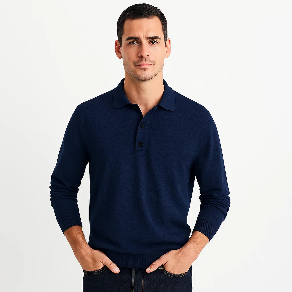 Men_Polo_Shirt_Blue_Short_Sleeve_Arc&Loom