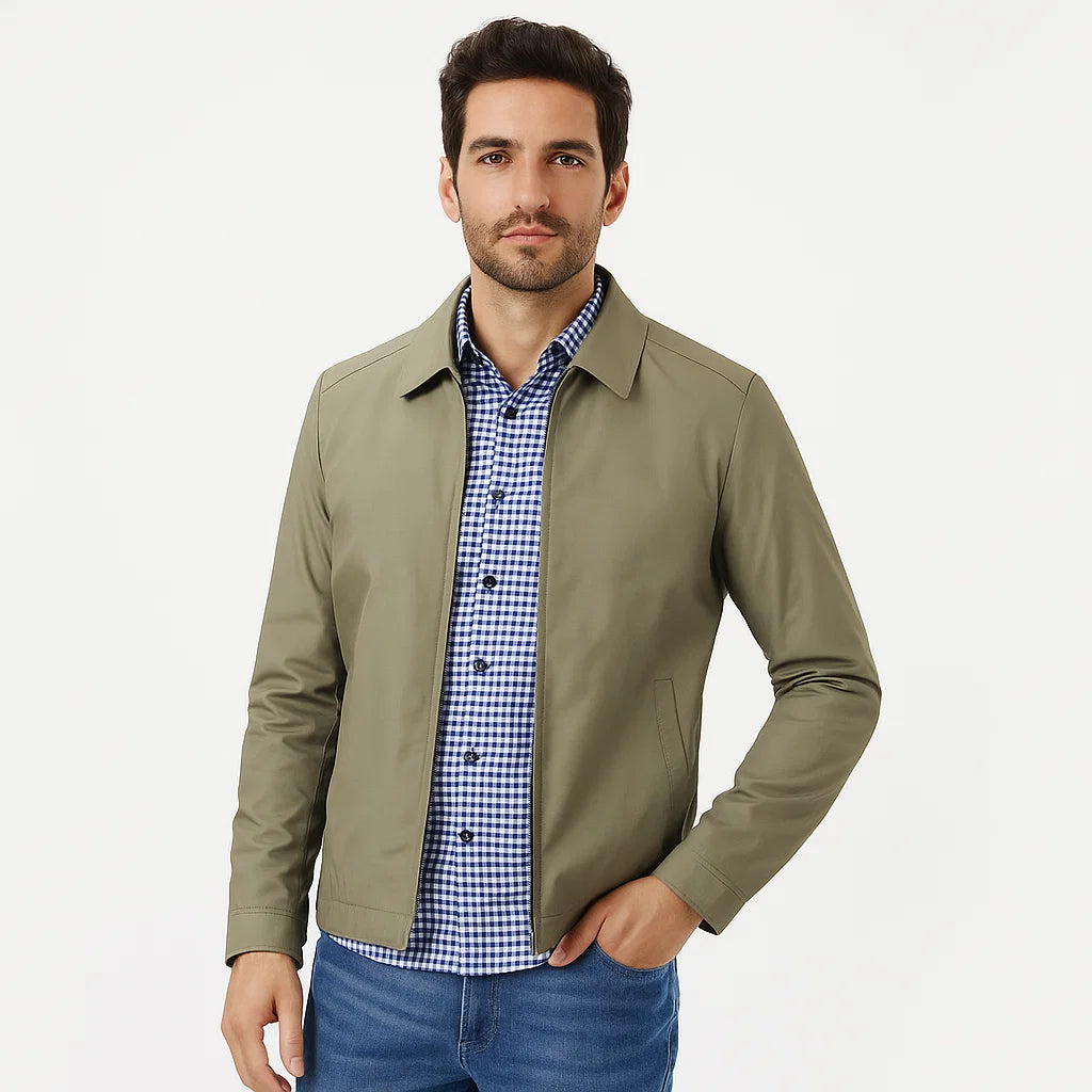 Men_Tailored_Jacket_Polyester_Cotton_Blend_Classic_Fit_Green_Arc&Loom