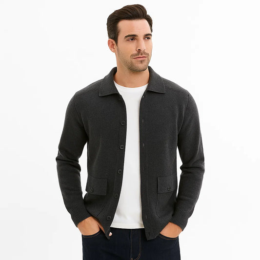 Men_Cardigan_Jacket_Gray_Knit_Relaxed_Patch_Pockets_Arc&Loom