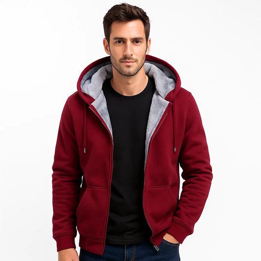 Men_Sherpa_Lined_Thermal_Hoodie_Red_Fleece_Winter_Warm_Arc&Loom