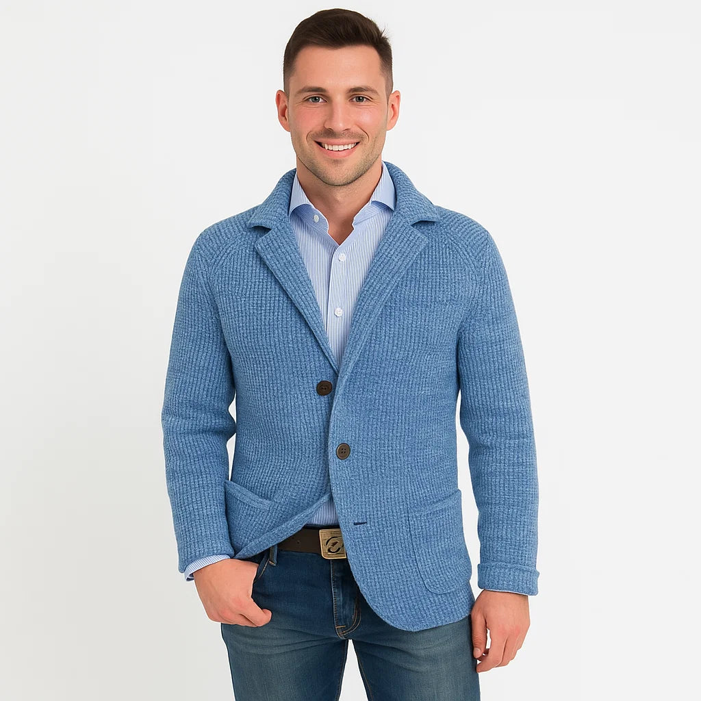 Men_Cashmere_Cardigan_Blue_Soft_Knit_Button_Front_Arc&Loom