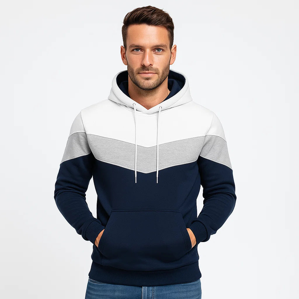 Men_Comfortable_Fit_Hoodie_White_Drawstring_Casual_Wear_Arc&Loom