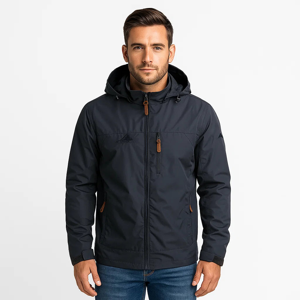Men_Waterproof_Hooded_Jacket_Gray_Casual_Fit_Arc&Loom