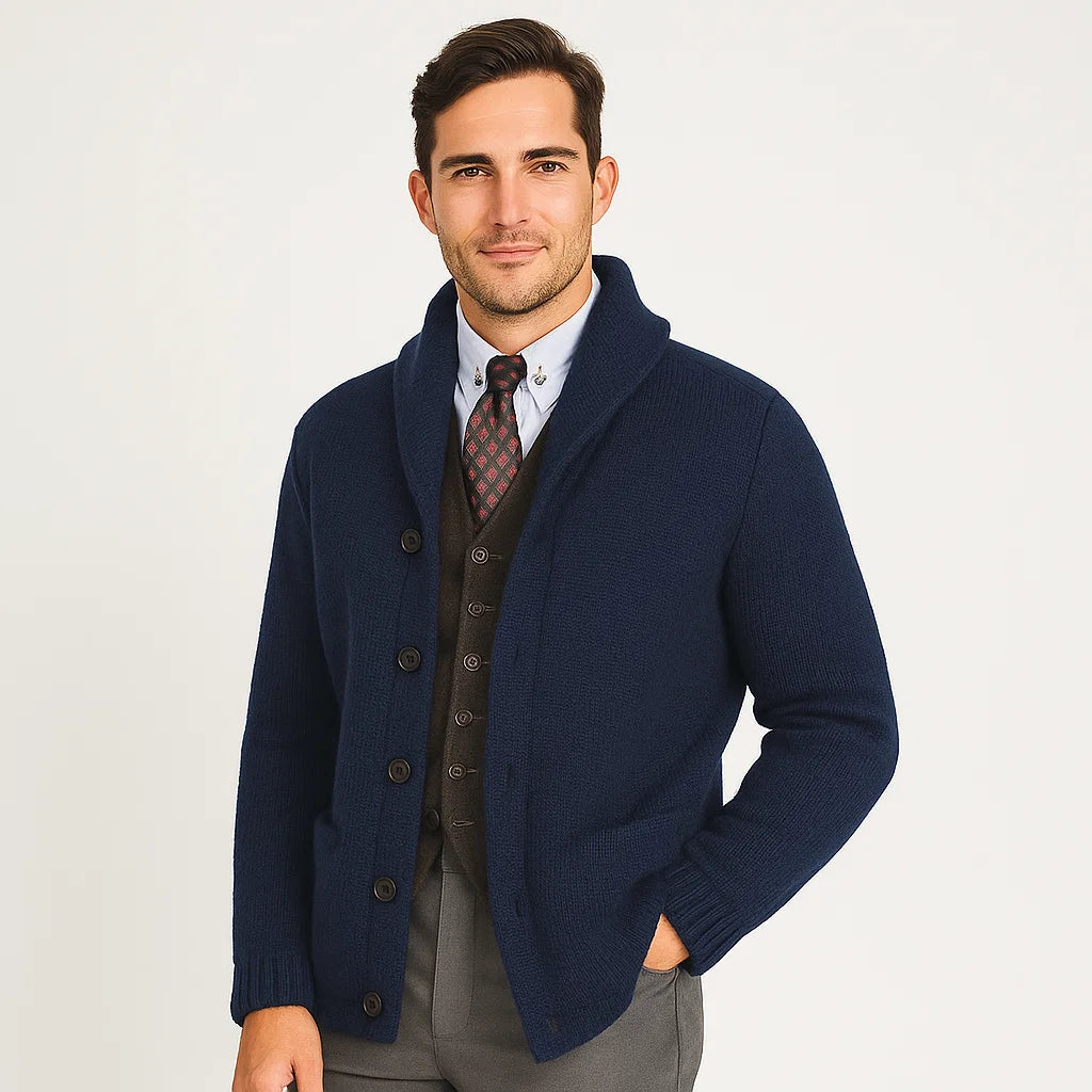 Men_Knit_Cardigan_Blue_Shawl_Collar_Relaxed_Fit_Arc&Loom