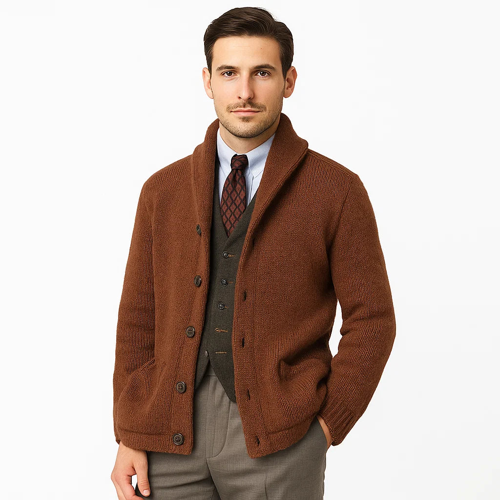 Men_Knit_Cardigan_Brown_Shawl_Collar_Relaxed_Fit_Arc&Loom