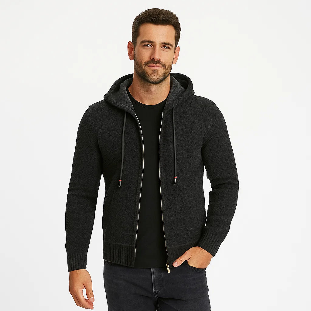 Men_Warm_Cardigan_Black_Fleece_Classic_Fit_Arc&Loom