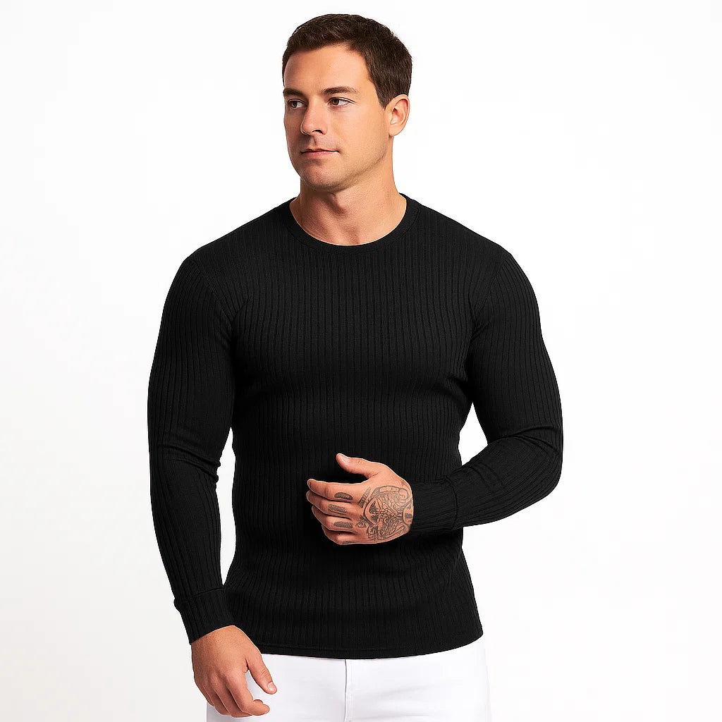 Men_Sweater_Black_Soft_Knit_Modern_Fit_Arc&Loom