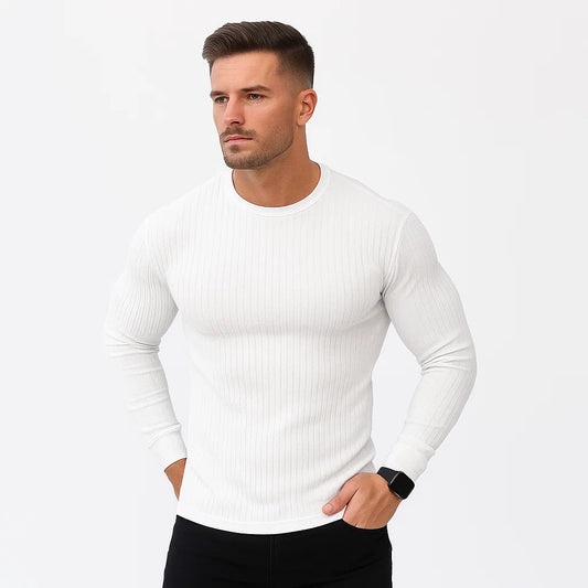 Men_Sweater_White_Soft_Knit_Modern_Fit_Arc&Loom