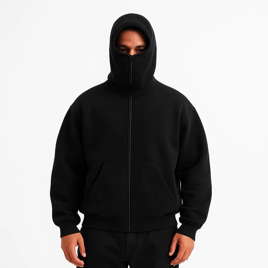 Men_Pullover_Hoodie_Black_Cotton_Blend_Regular_Fit_Arc&Loom