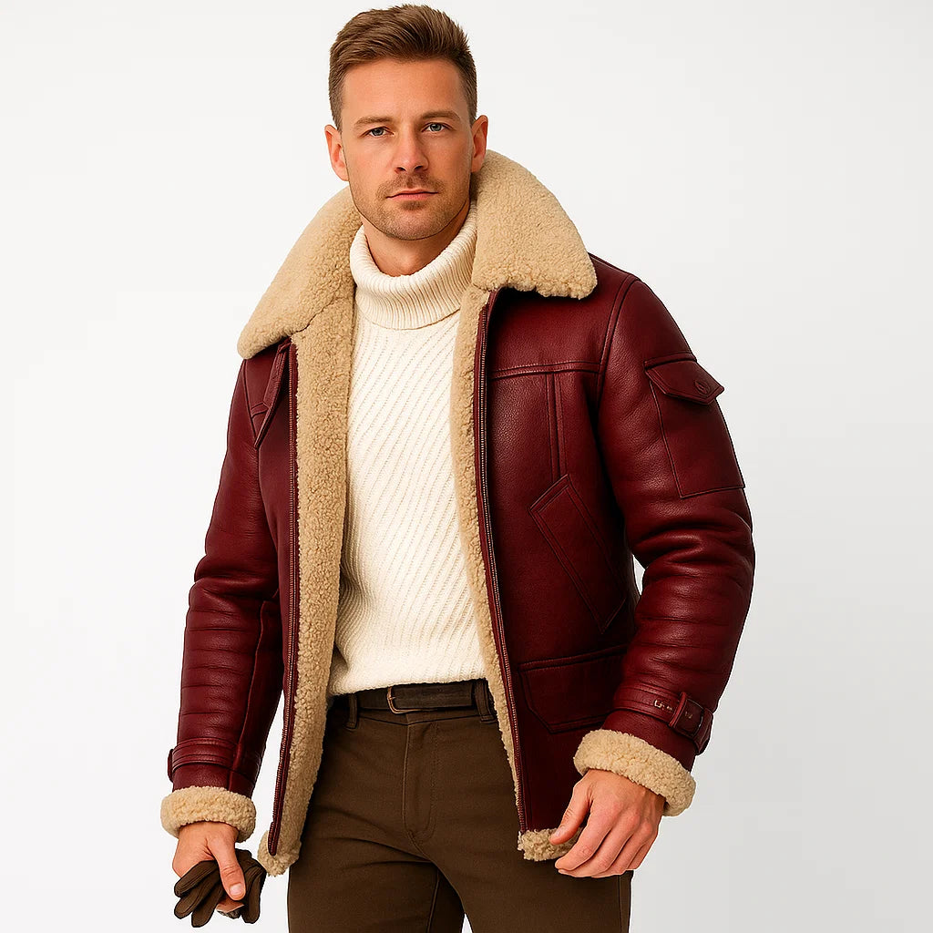 Men_PU_Leather_Jacket_Red_Classic_Regular_Fit_Arc&Loom