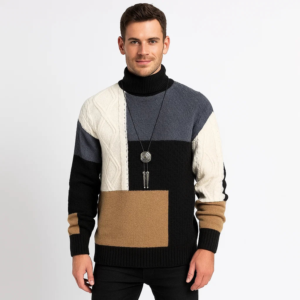 Men_Warm_Sweater_Black_Soft_Knit_Loose_Fit_Arc&Loom