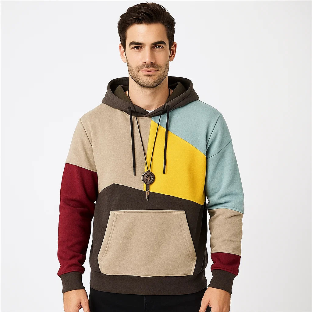 Men_Graphic_Hoodie_Khaki_Soft_Knit_Casual_Fit_Arc&Loom