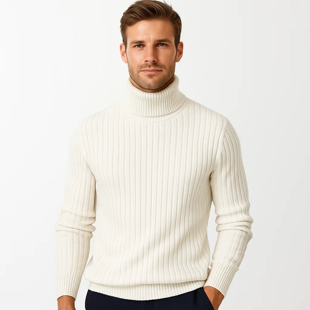 Men_Ribbed_Turtleneck_Sweater_White_Wool_Knit_Warm_Fit_Arc&Loom