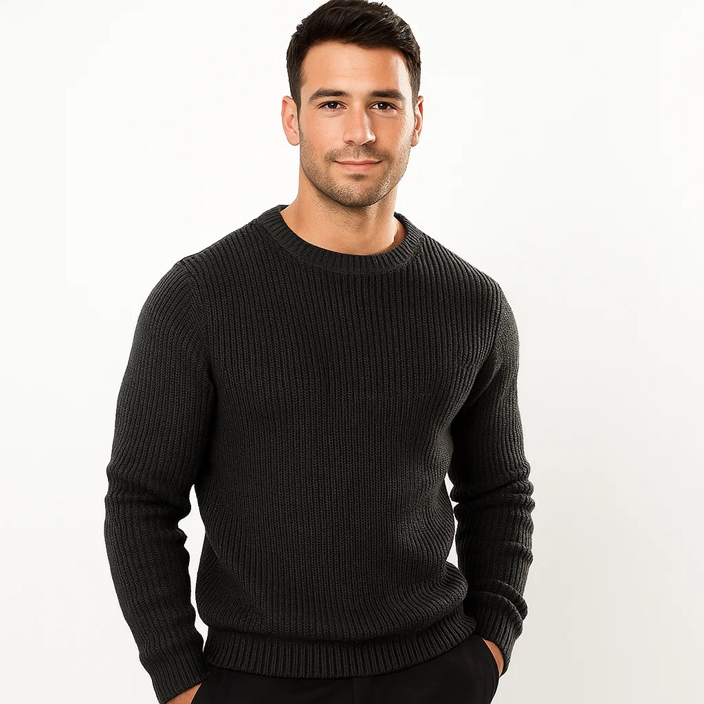 Men_Acrylic_Knit_Sweater_Black_Buttery_Soft_Crew_Neck_Arc&Loom