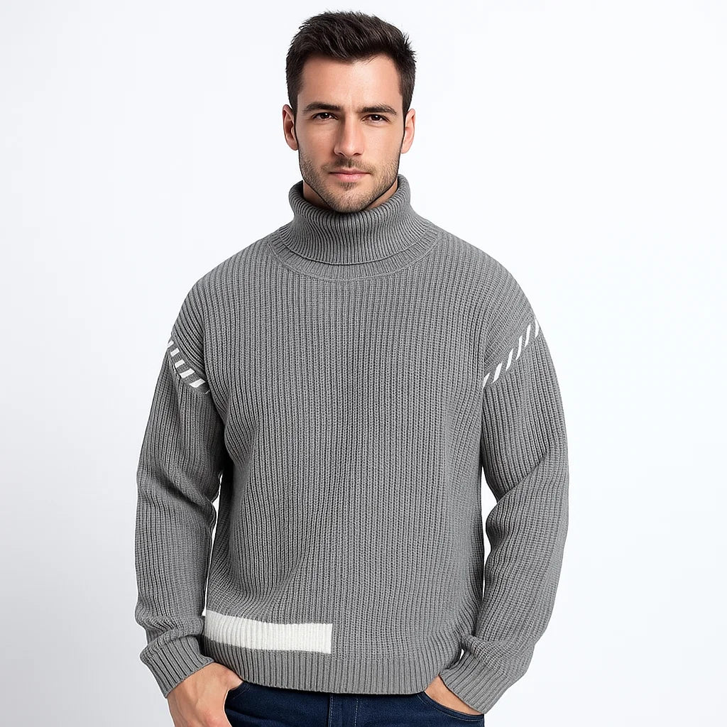 Men_Soft_Knit_Sweater_Gray_Turtleneck_Casual_Fit_Arc&Loom