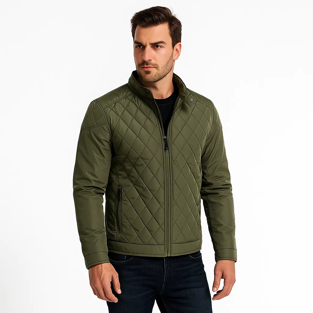 Men_Cotton_Padded_Jacket_Green_Classic_Stitched_Winter_Fit_Arc&Loom
