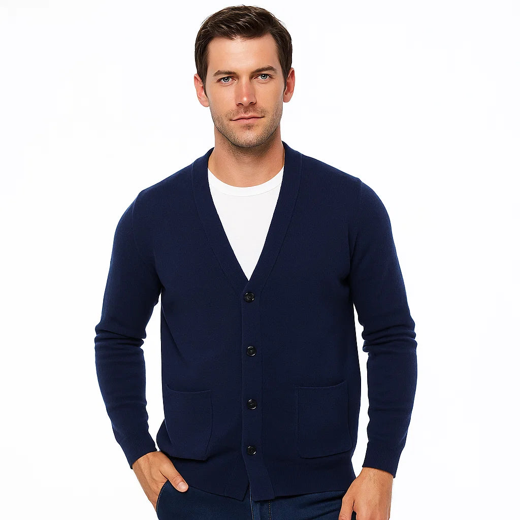 Men_Wool_Cardigan_Navy_Blue_V_Neck_Classic_Fit_Arc&Loom